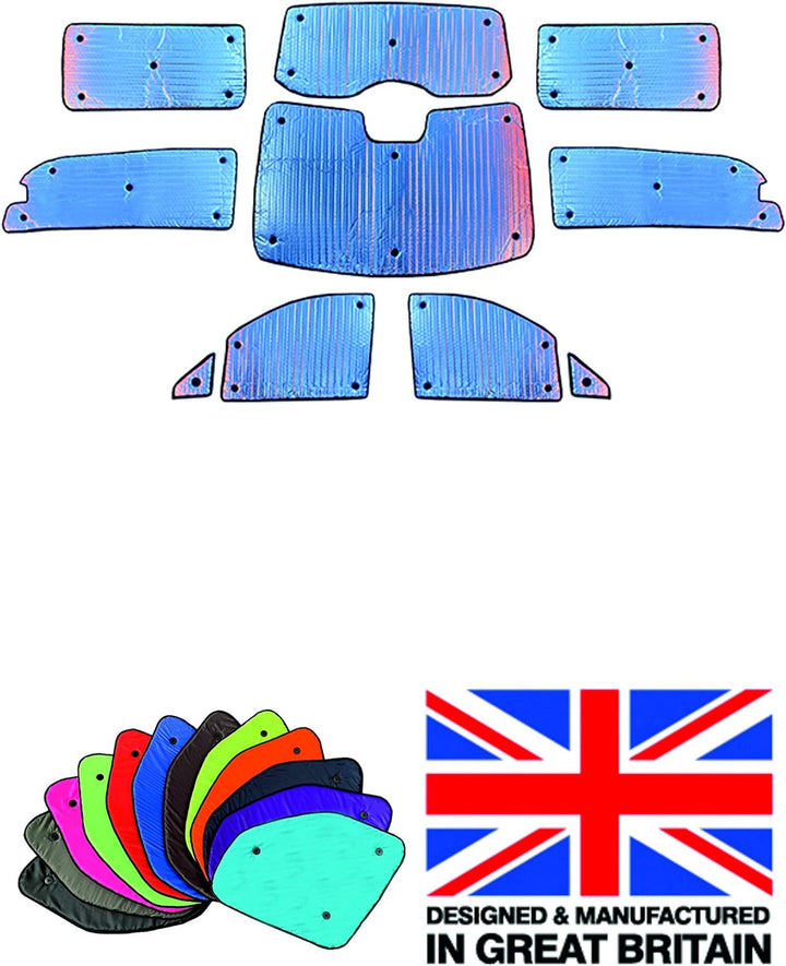 Fensterrollo-Set für Mercedes V-Klasse (2014-Datum) XLWB/Öffnung hinten 1/4 Fenster reversibel und T