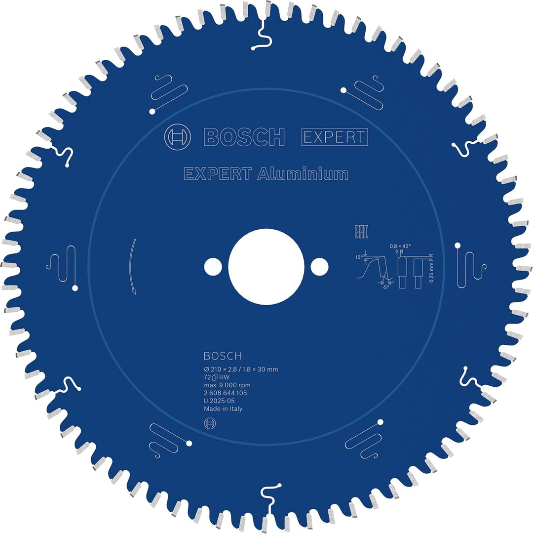 Bosch Accessories Bosch Professional 1x Kreissägeblatt Expert for Aluminium (für Aluminium, Sägeblat