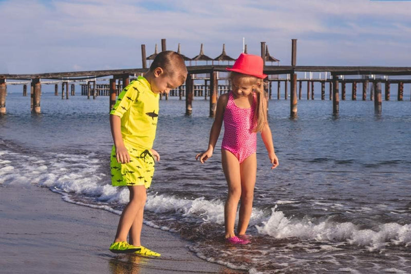Slipstop Kinder Strandschuhe Anti Rutsch Sport Schuhe Schwimm- Badeschuhe Urlaub Unisex Sonnenschutz