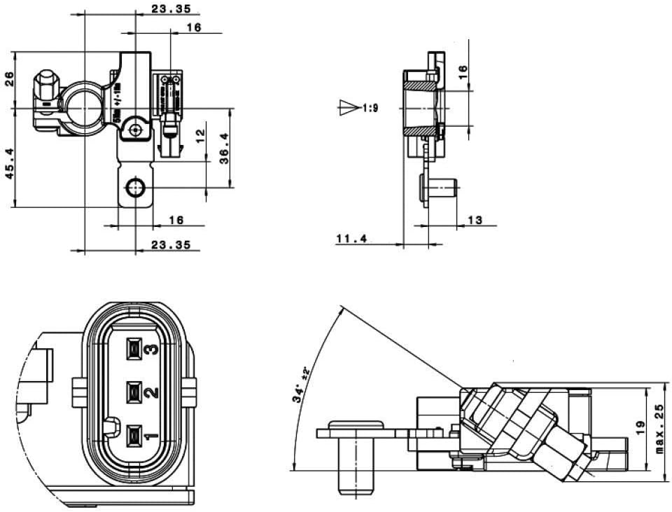 HELLA - Sensor, Batteriemanagement - 24V - 6PK 011 700-001