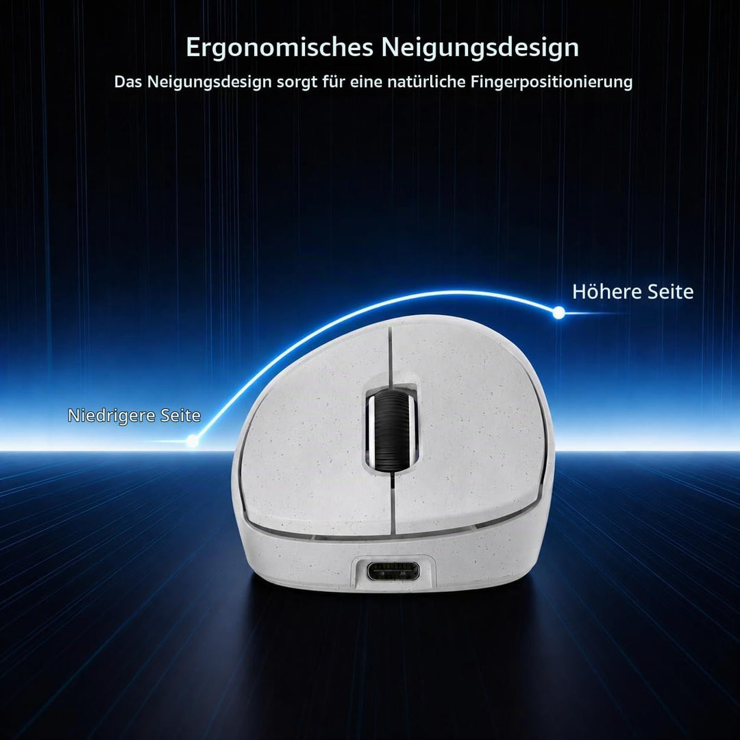 RK ROYAL KLUDGE MG5 8K kabellose Gaming Maus, 42K DPI PAW3950 Sensor, 56g leichte ergonomische, dopp