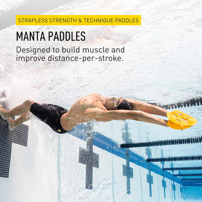 Finis Manta Schwimmtraining Handpaddel für Wettkampfschwimmübungen, L