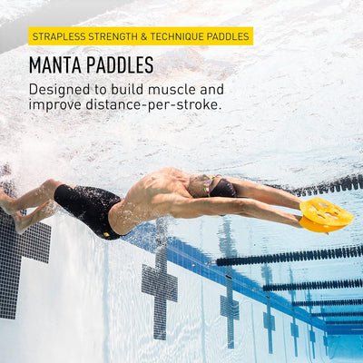 Finis Manta Schwimmtraining Handpaddel für Wettkampfschwimmübungen, S