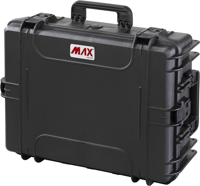 Max MAX540H190S Schutzkoffer für Fotoequipment, stabiler Kunststoff, Innenraum gepolstert, mit Trenn