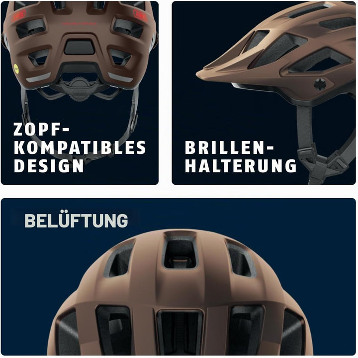 ABUS MTB-Helm Moventor 2.0 MIPS - Fahrradhelm mit Aufprallschutz für den Geländeeinsatz - All-Mounta