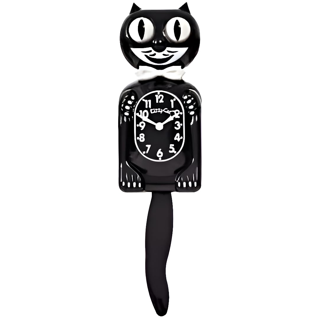 Kit Cat Klock Classic Schwarz-Klein, Schwarz