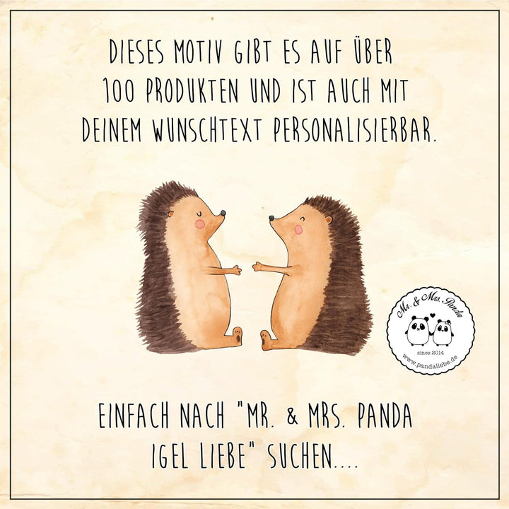 Mr. & Mrs. Panda Motiv WC Sitz Igel Liebe - Geschenk, Ehefrau, Heiratsantrag, WC-Sitz, Liebesgeschen