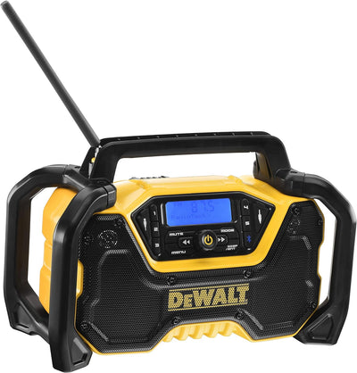 Dewalt XR Akku- und Netz-Radio DCR029 (DAB+ und FM Stereo Radio, extrem Robustes Gehäuse, mit Blueto