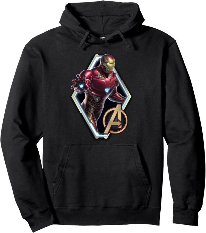 Marvel Avengers Endgame Iron Man Logo Pullover Hoodie