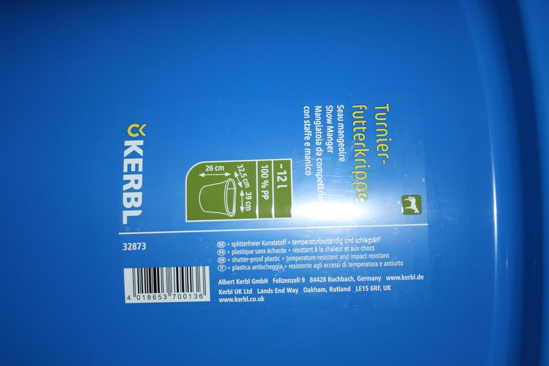 Transportkrippe blau mit Einhängebügel