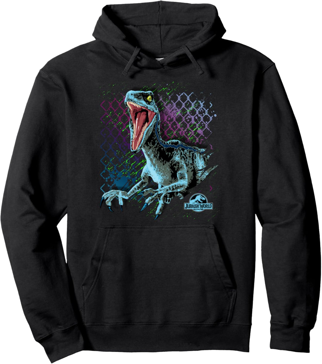 Jurassic World Raptor Kettengliedporträt Pullover Hoodie