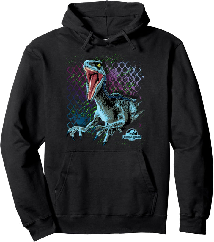 Jurassic World Raptor Kettengliedporträt Pullover Hoodie