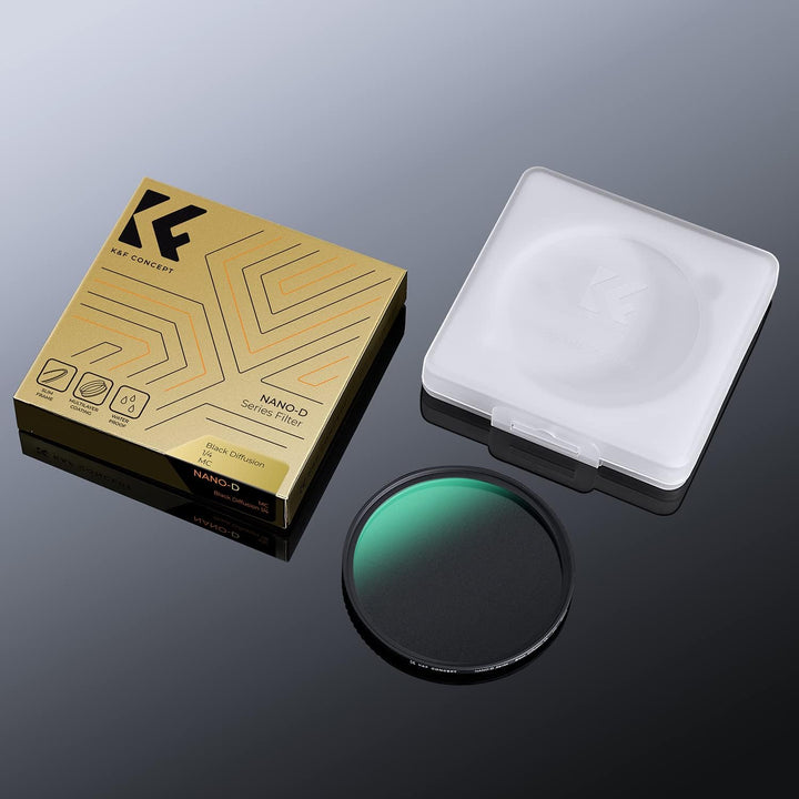 K&amp;F Concept Nano-D Serie Black-Mist 1/4 Filter 77mm Black Promist 1/4 Filter aus Optisches Glas mit