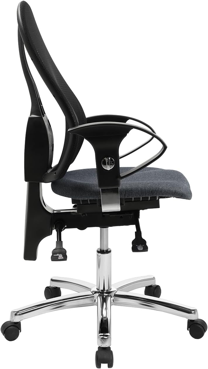 TOPSTAR Sitness 15 ergonomischer Bürostuhl mit bewegter Sitzfläche Schreibtischstuhl mit Armlehnen a