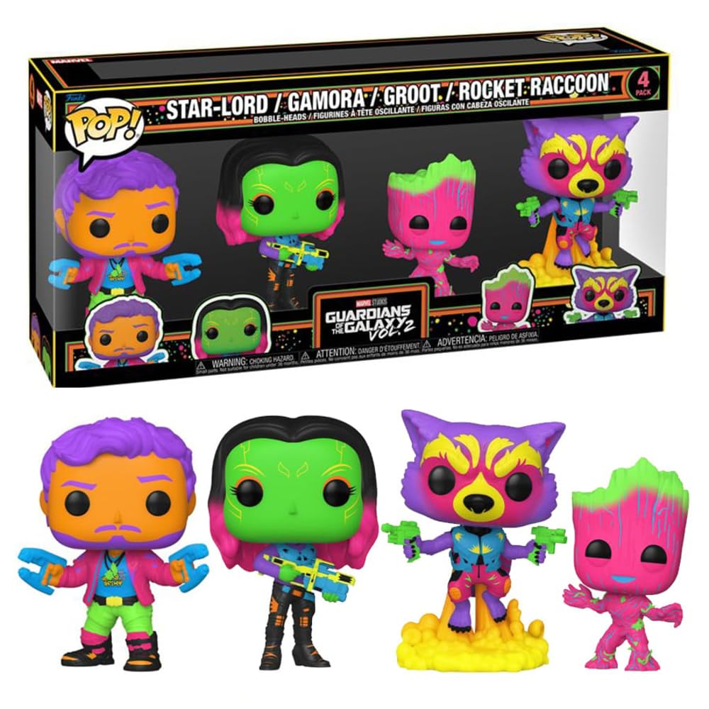 Funko POP! Movie - Guardians of The Galaxy II Figuren 4er-Pack