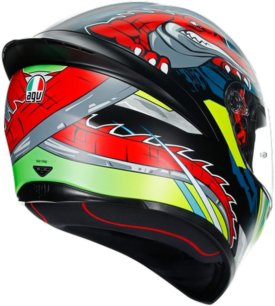 AGV Helm K1 MULTI MS DUNDEE MATT LIME/ROT