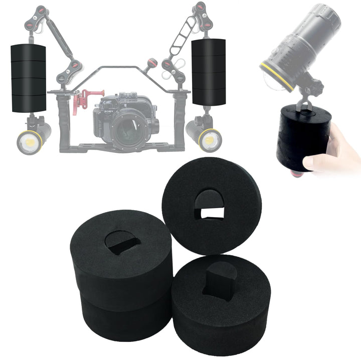 nitescuba FAXS Jumbo Float Kit Auftriebsschwimmer für Ultralight/INON/Sea&Sea Arms/WEEFINE/NITESCUBA