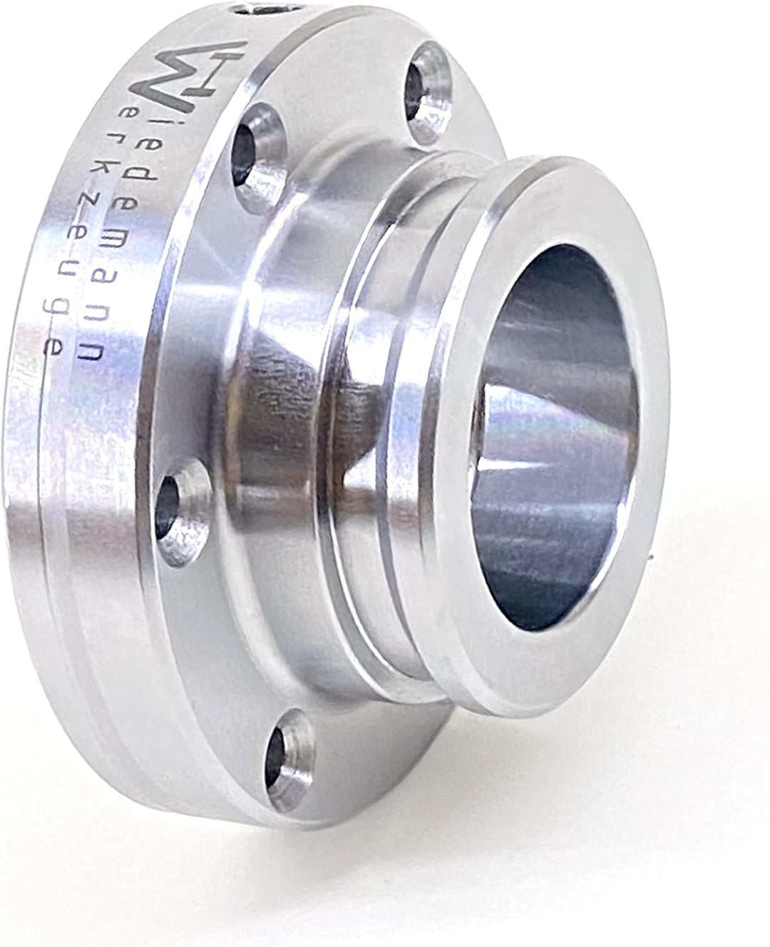 Planscheibe Ø 75mm, Aufnahme M33x3,5mm DIN800, mit Ablaufsicherungsnut ASR, 1 Lochkreis mit 6 Löcher