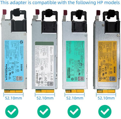 NFHK Flex Slot Server Power Board 14+10Pin auf 16x6Pin Power Supply Board for CHIA ETH BTC Mining Mi