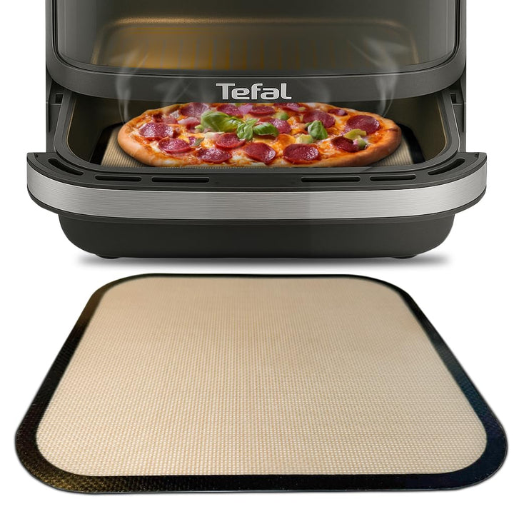 Dauerbackmatte Silikon Backmatte kompatibel mit Tefal Easy Fry XL Surface, Antihaft, Silikonmatte, L