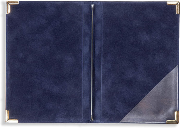 Stammbuch Hochzeit Blau Anneaux Familienstammbuch Klemmschiene