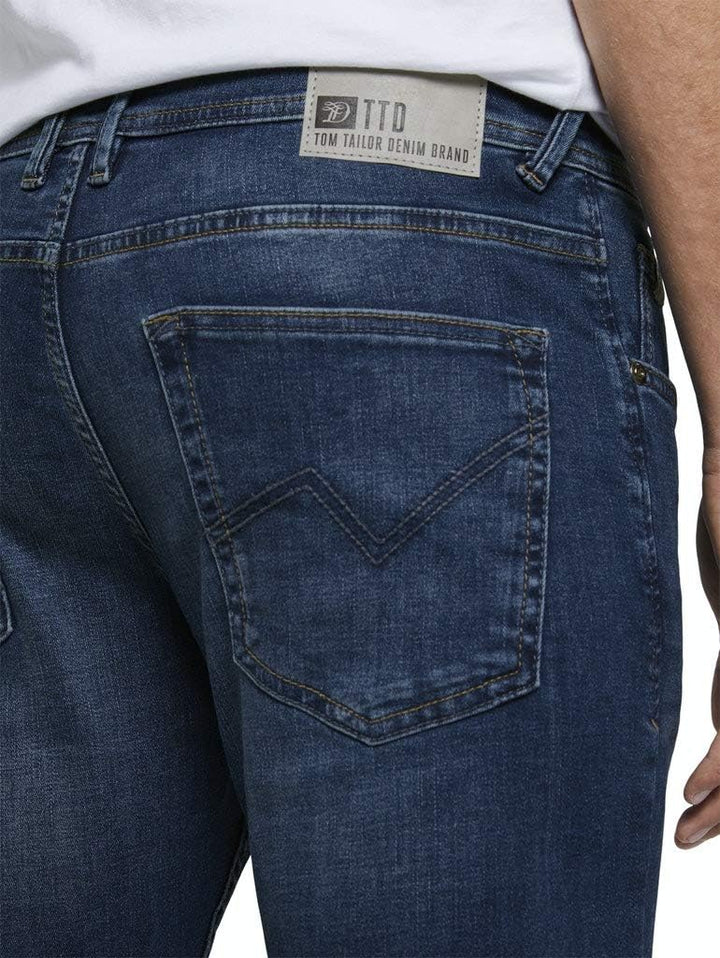 TOM TAILOR Denim Herren Slim Piers Jeans 28W / 32L 10119 - Used Mid Stone Blue Denim, 28W / 32L 1011