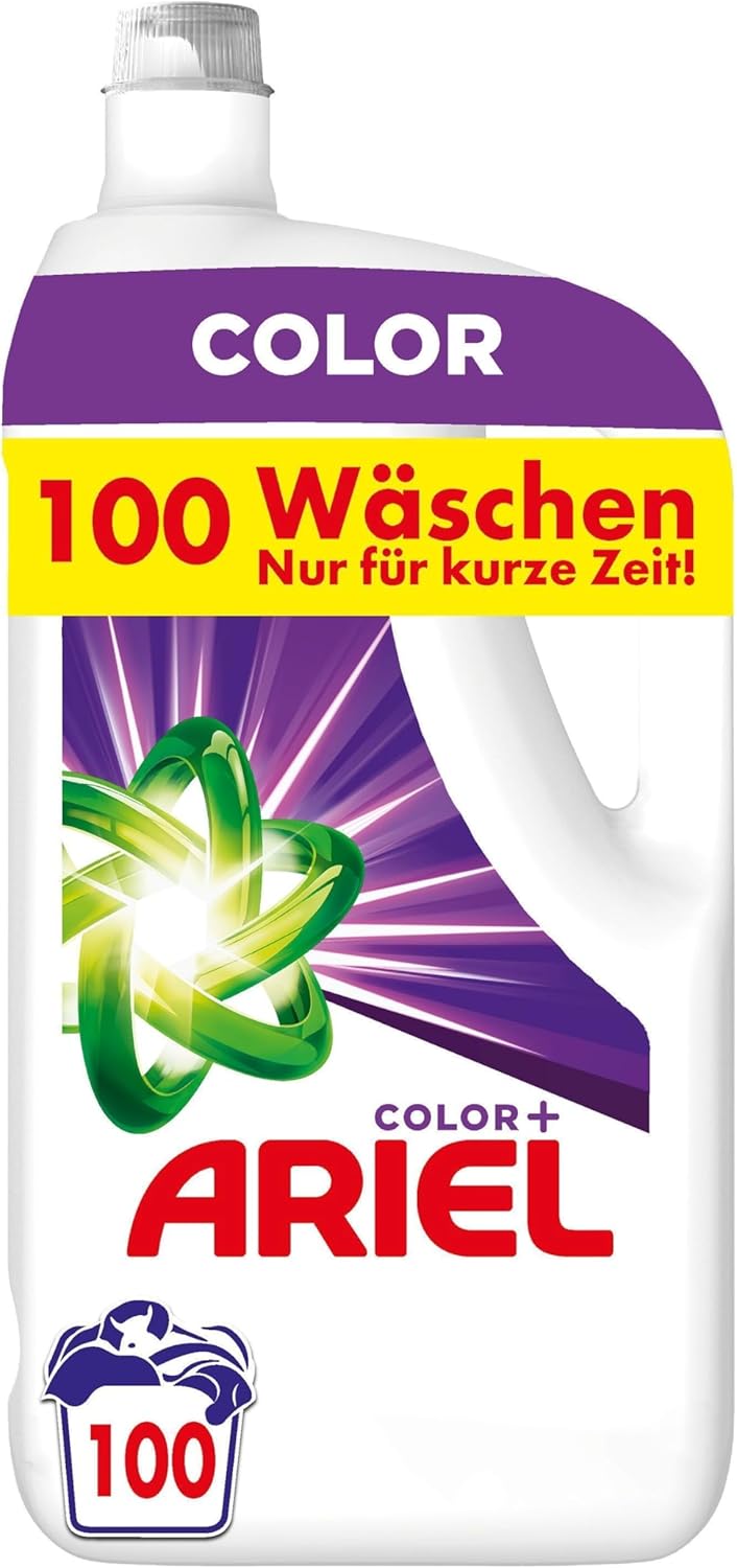Ariel Flüssigwaschmittel, 100 Waschladungen, Color+ Neu, Neu