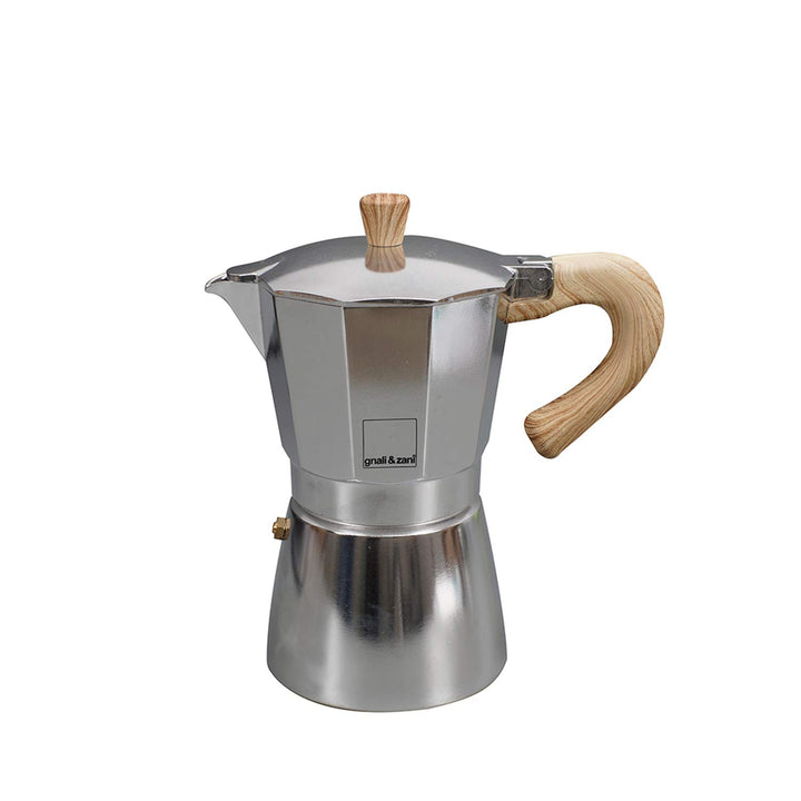 Gnali &amp; Zani VEZ006/IND Venezia - Esspressokocher, alu, 6 Tassen Espressokocher, Aluminium 6 Tassen