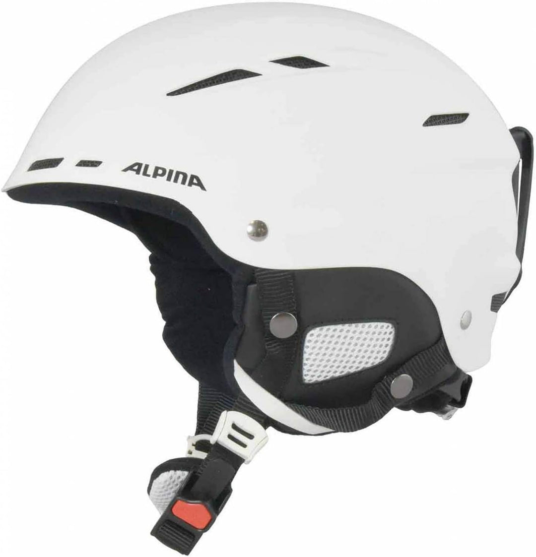 Alpina Unisex – Erwachsene Biom Skihelm 50-54 white matt, 50-54 white matt
