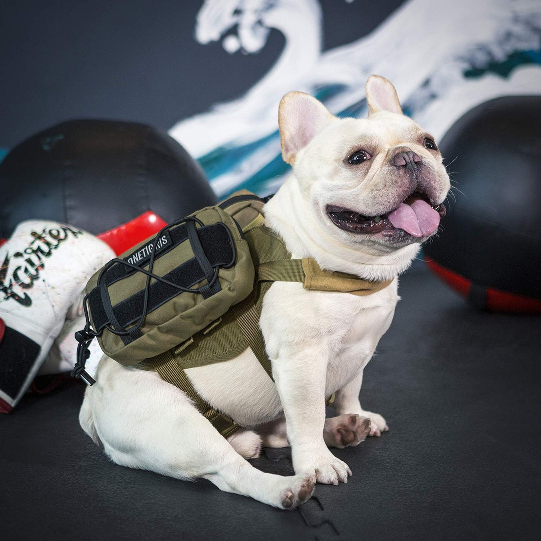 OneTigris EDC Futterbeutel für Hunde, Pouch Zusatztasche für Hunderucksack MOLLE Futterbeutel Hundet