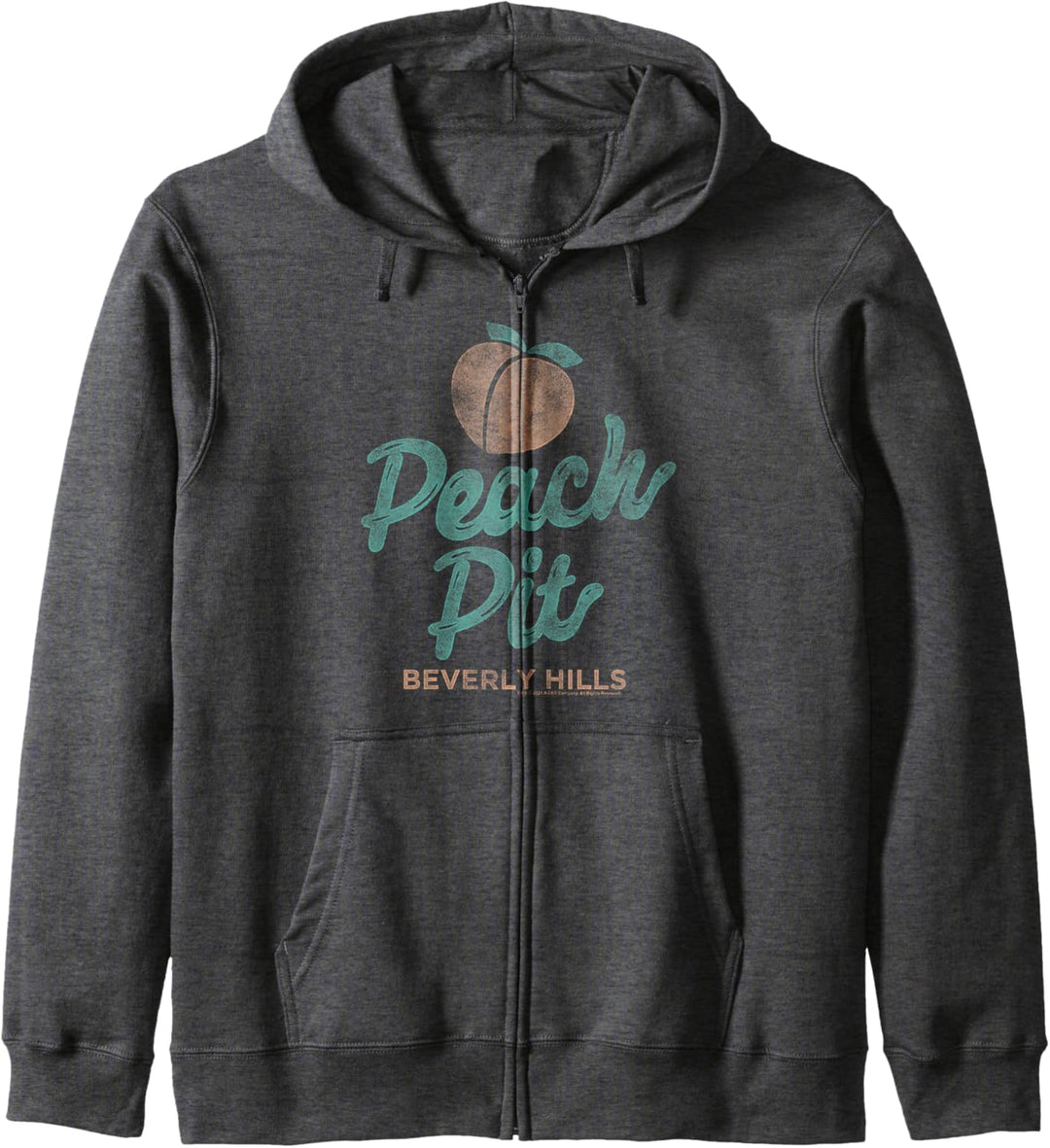 Beverly Hills 90210 Peach Pit Logo Kapuzenjacke