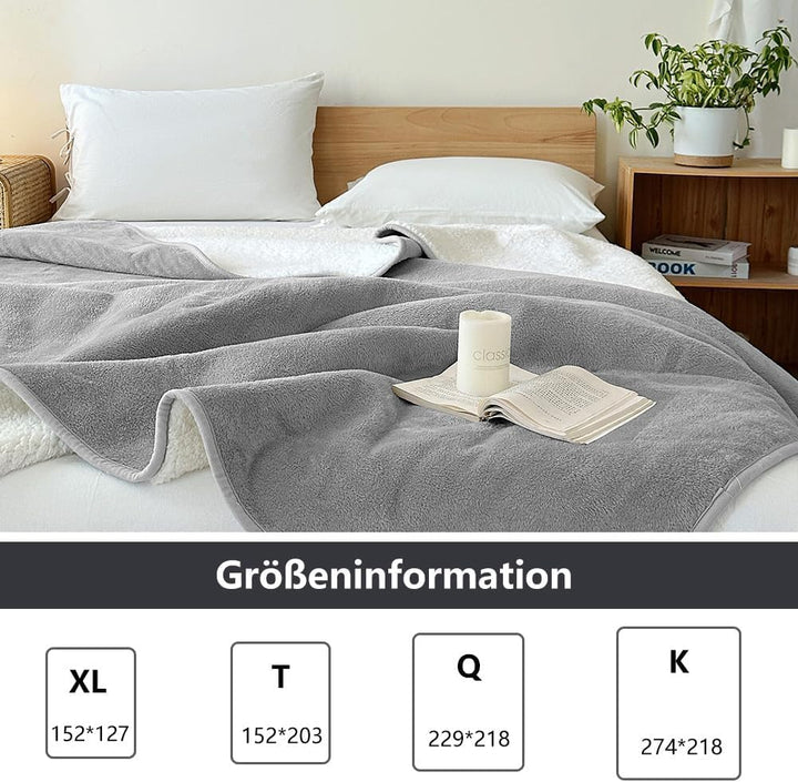 NSNLGSGC wasserdichte Decke 152x203cm, Liebesdecke für Paare, Verliebte, Erwachsene und Kinder, wass