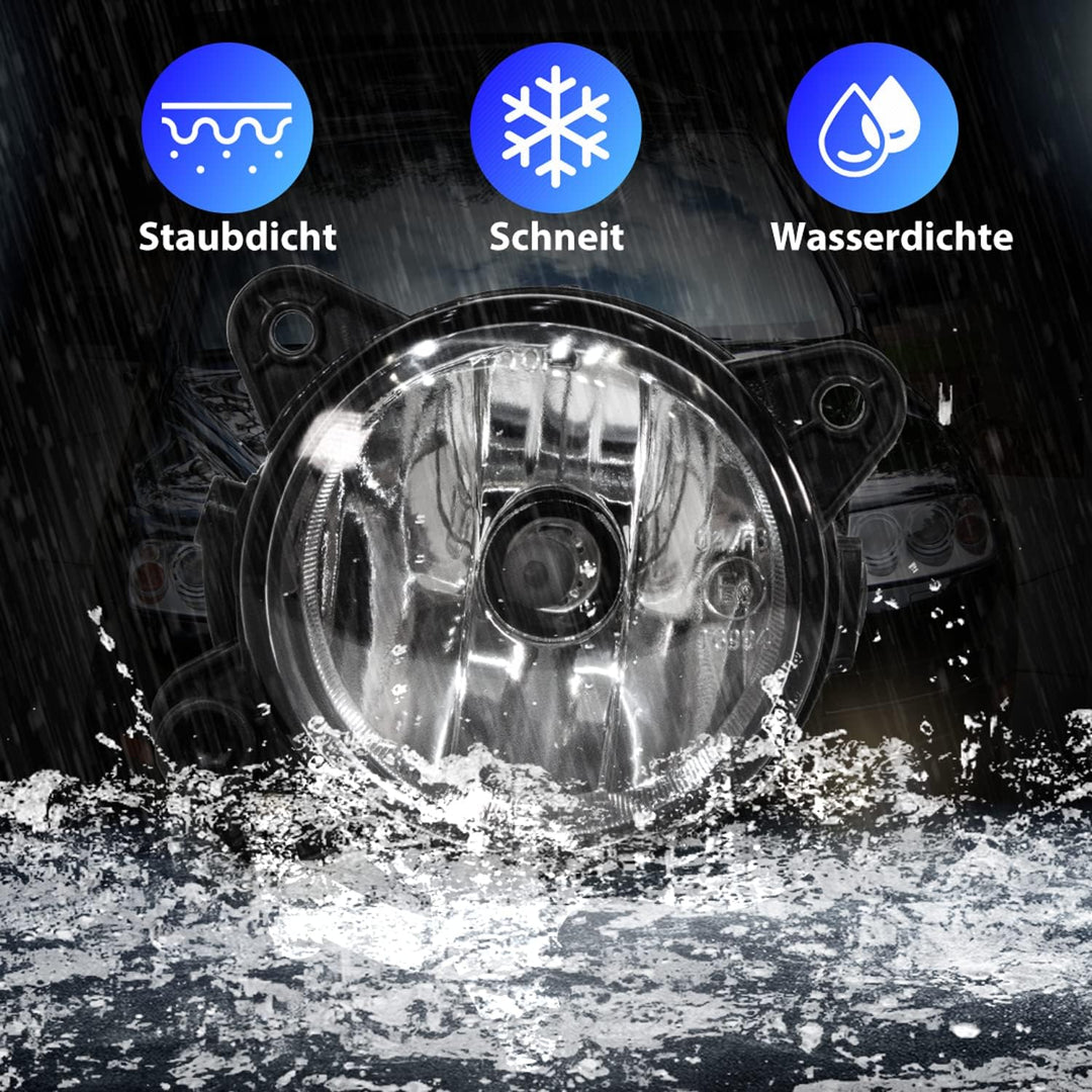 Tula Motoren Nebelscheinwerfer für VW Transporter/Multivan T5(7E/7F/7J/7H) 04-09 Polo 9N 05-12 30-50