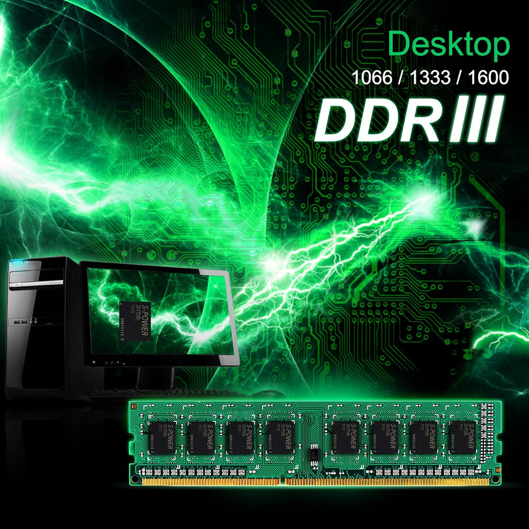 Silicon Power DDR3L 8 GB RAM 1600 MHz (PC3 12800) 240 Pin CL11 1,35 V Non-ECC unbuffered UDIMM-Deskt