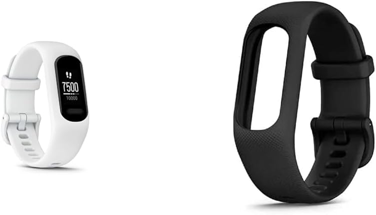 Garmin vivosmart 5, S/M Replacement Band, Black vivosmart 5 Smart Health and Fitness Activity Tracke