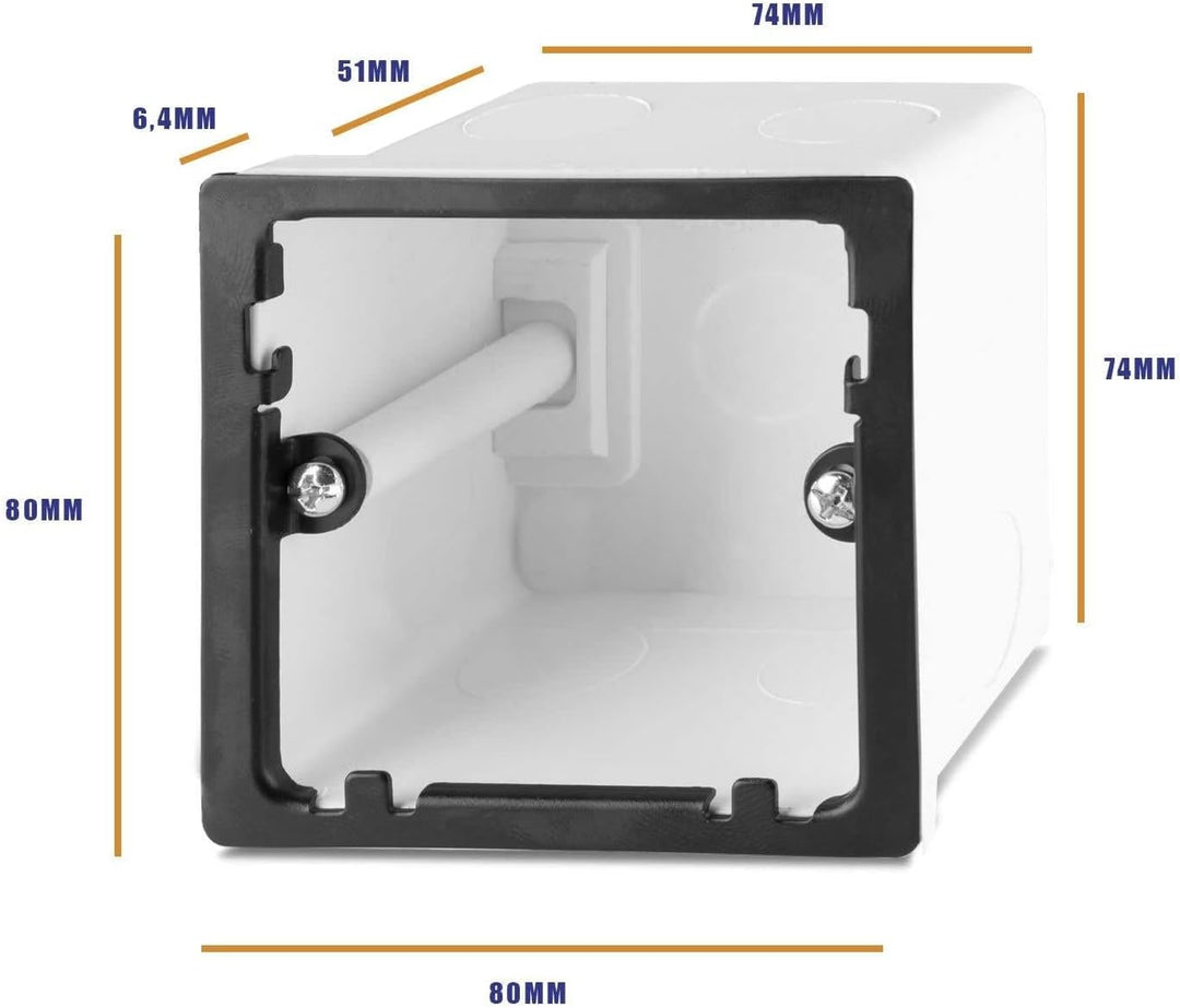 Powerline A50BSet Audio-Wandverstärker mit 2 Deckenlautsprechern 2er Set black, 2er Set black