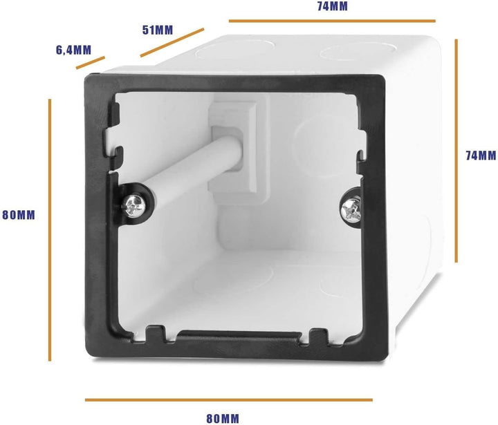 Powerline A50BSet Audio-Wandverstärker mit 2 Deckenlautsprechern 2er Set black, 2er Set black