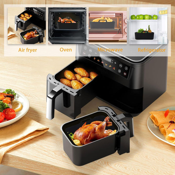 Airfryer Zubehör für Ninja, Heissluftfritteuse Zubehör für Ninja Foodi Max Dual Zone Heissluftfritte