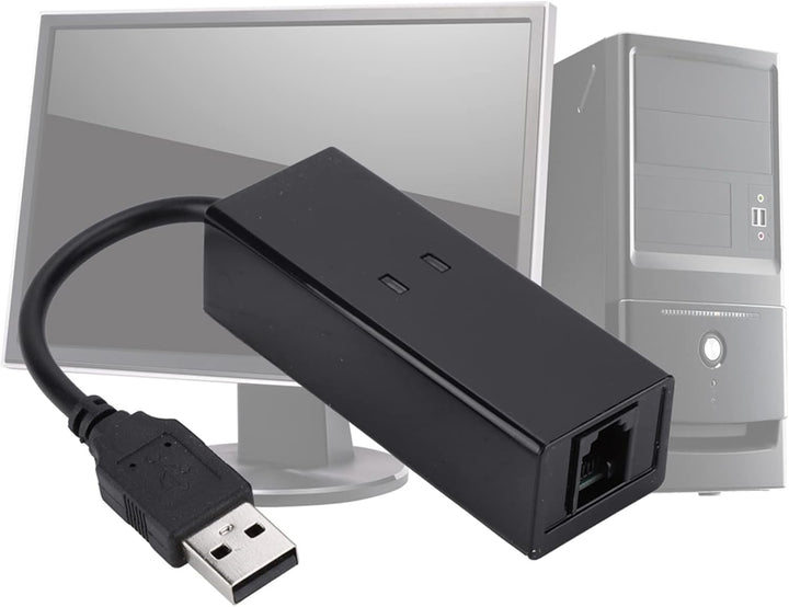 ciciglow Externes USB-56K-DFÜ-Modem für Win7 Win8 Win10 XP, Quick Connect, Fax-Datenmodem
