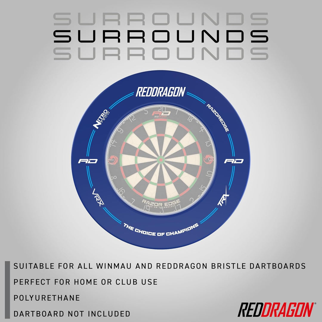 RED DRAGON Dartboard Surround Blue, Blue