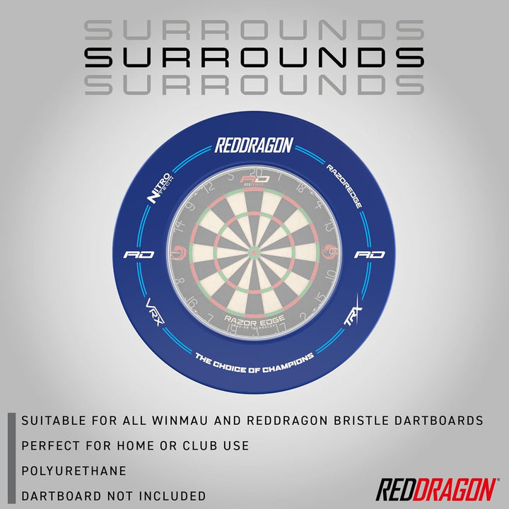 RED DRAGON Dartboard Surround Blue, Blue