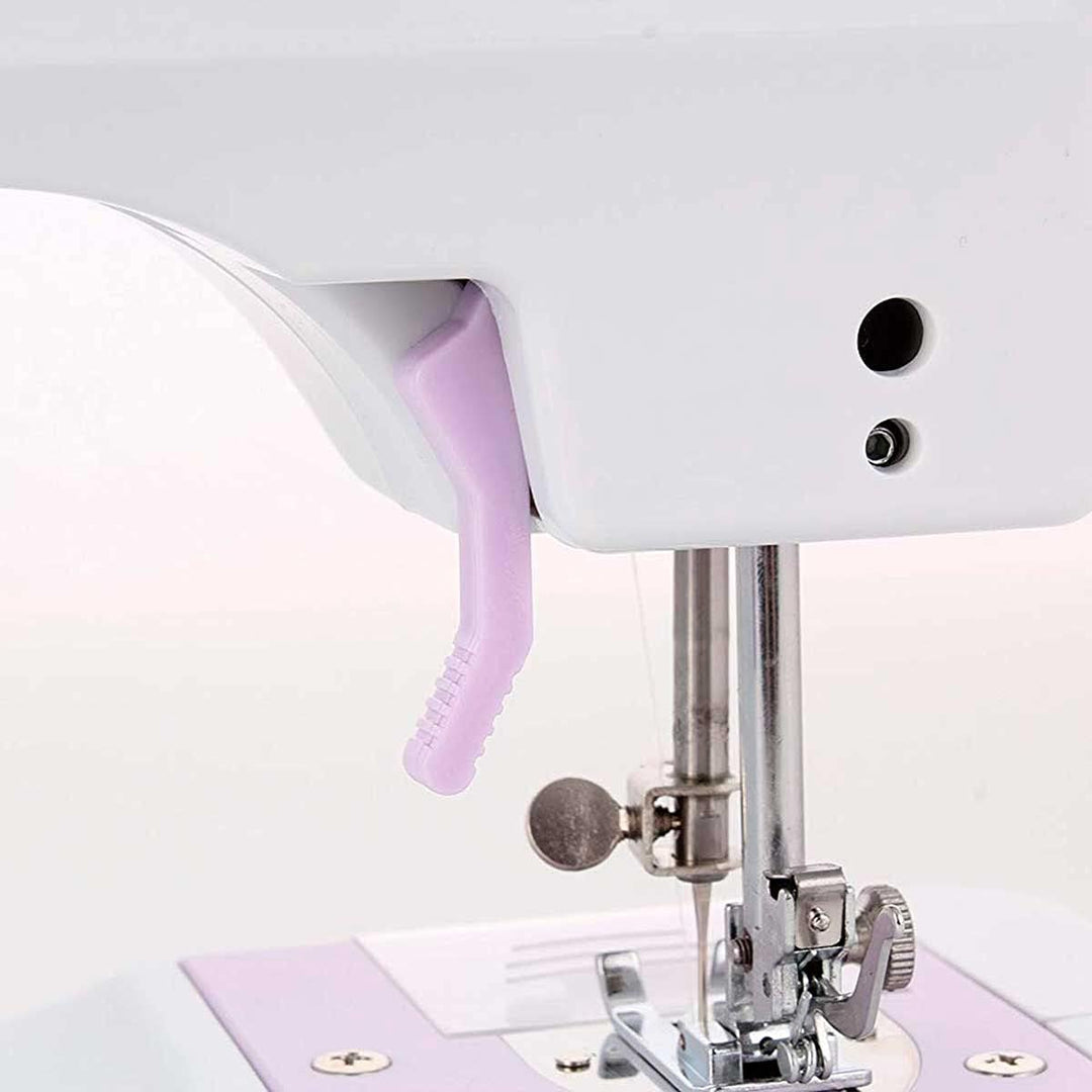 PRIXTON - P110 Tragbare Nähmaschine - Schublade für Zubehör - Integrierte Lampe - 12 Arten von Muste