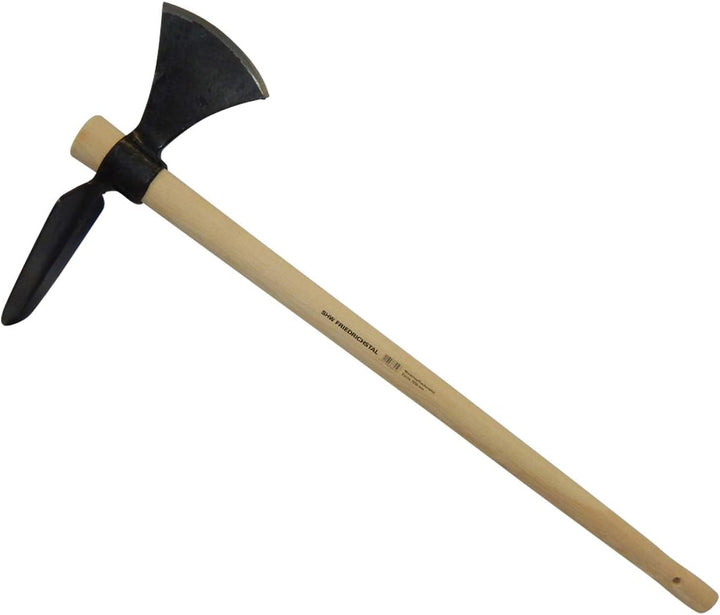 SHW-FIRE Gartenhacke - Wiedehopf Hacke mit Ovalblatt, robust geschmiedet mit 105cm Eschenstiel, Oval