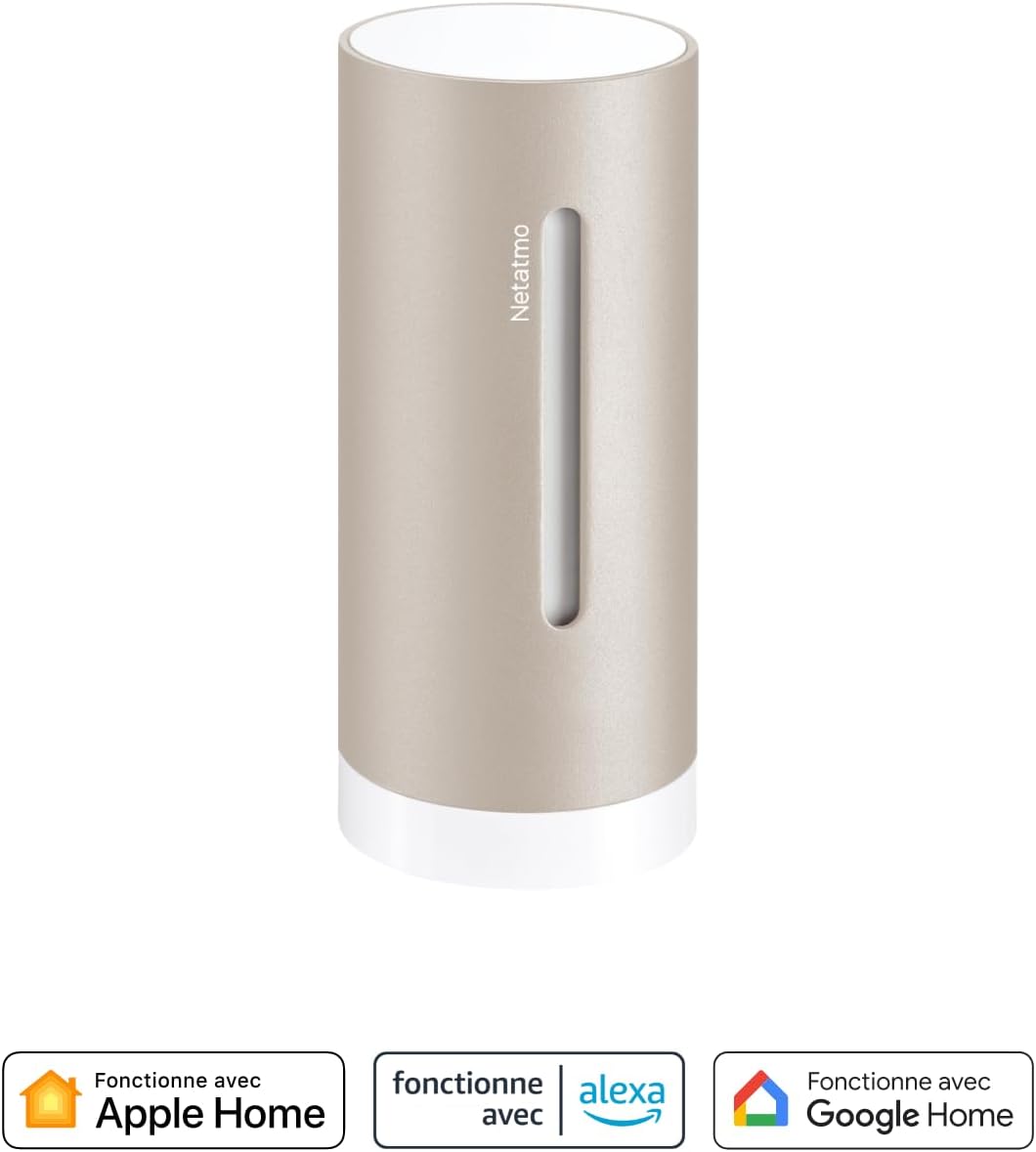 Netatmo Zusätzliches Smartes Innenmodul für Netatmo Wetterstation, Überwachung von Temperatur, Luftf