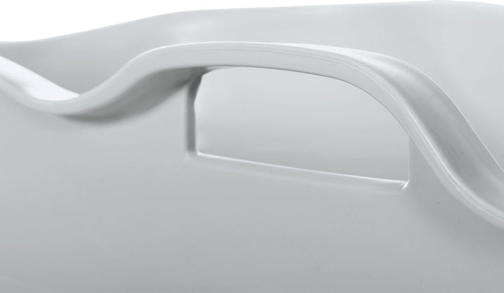 HelloBath® Mobile Badewanne XL 121x56x64 cm für Erwachsene | Tragbare Sitzbadewanne mit verlängerbar