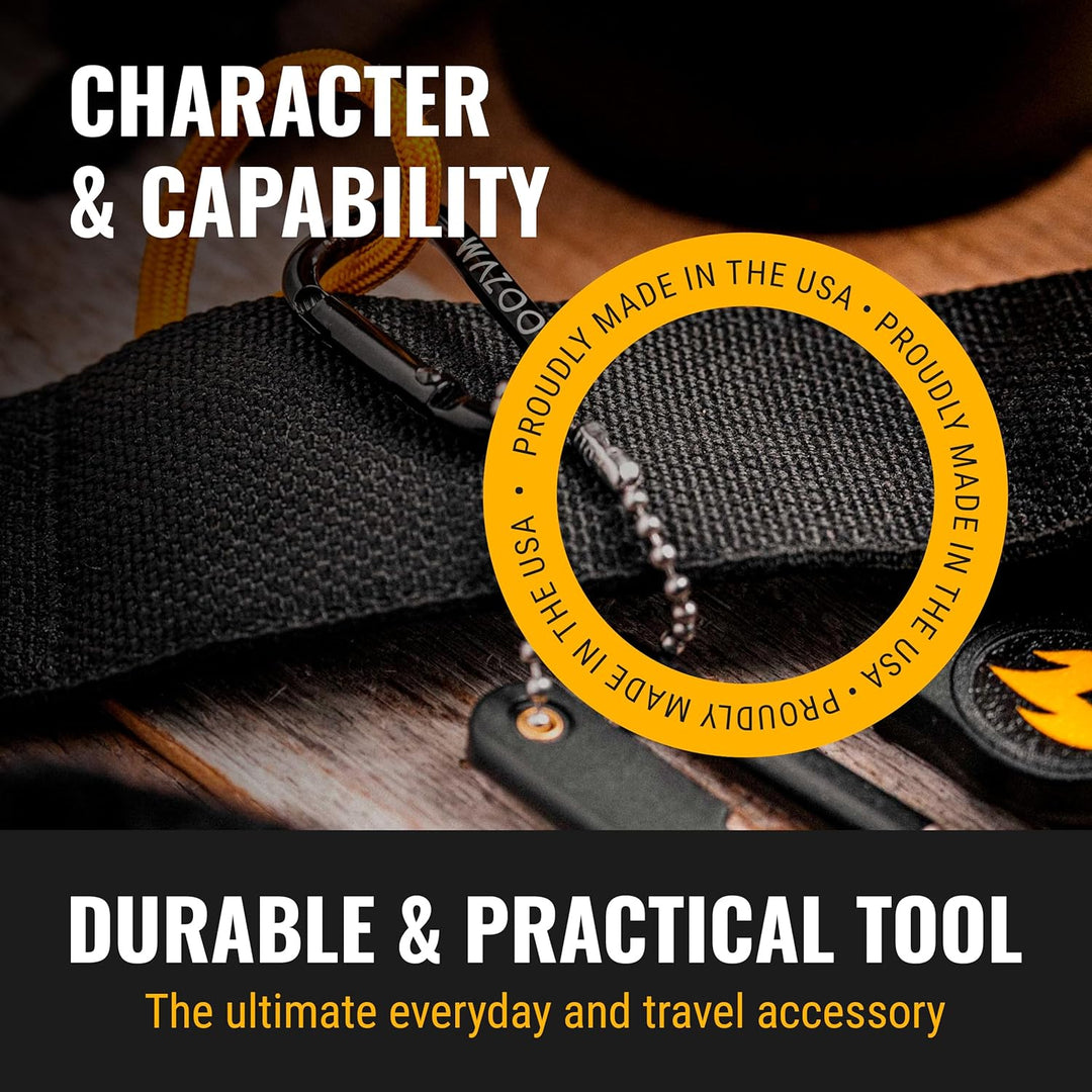 Wazoo Cache Belt EDC Survival Bushcraft Travel Safety, L
