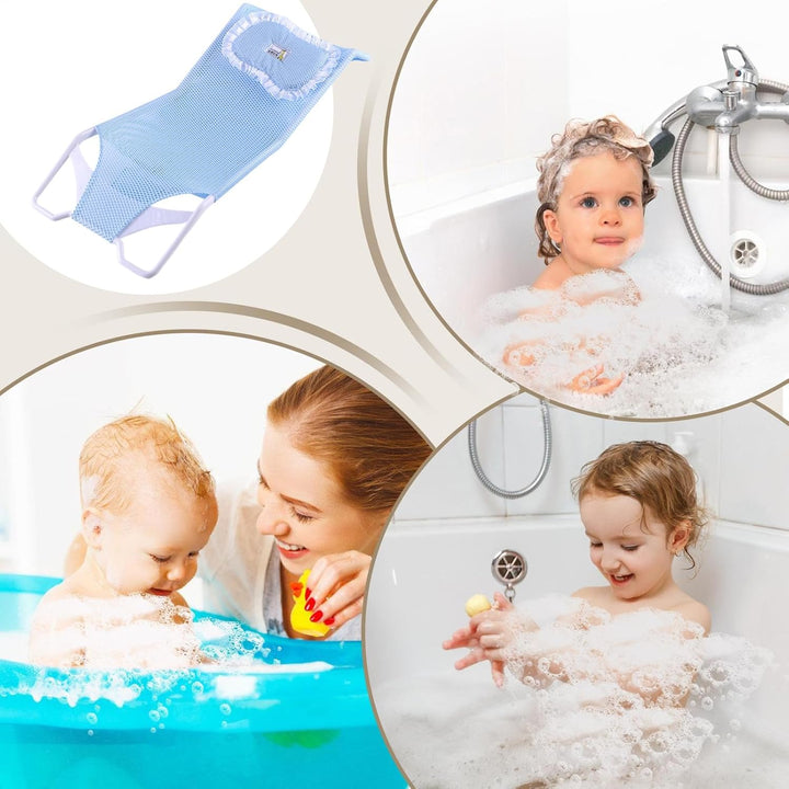 Babywannen-Einsatz, Badekissen-Unterstützung, gepolsterter Rutschfester Sitz, weiche Duschmatte zur