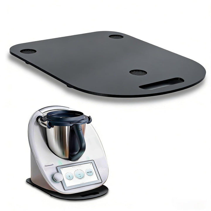 Romon Gleitbrett für Thermomix TM6 TM5, Hochwertiges Acryl Thermomix Zubehör mit Dämpfenden Gummifüs