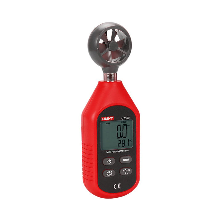 Unit 530134372 Mini-Anemometer, digital, Rot