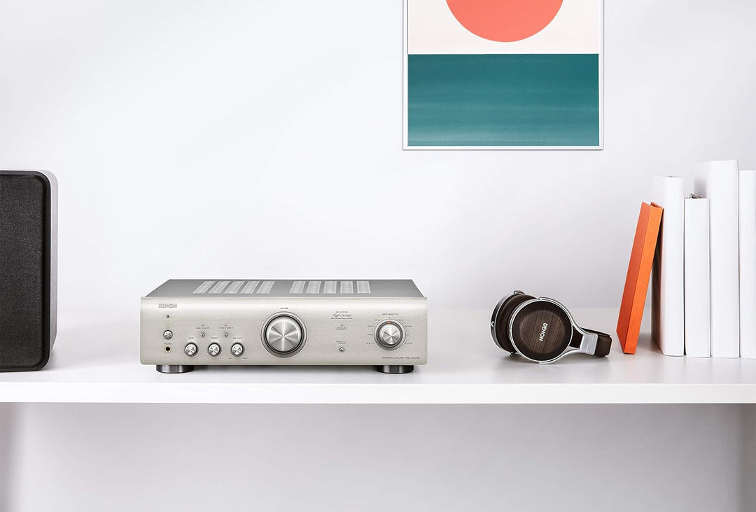 Denon PMA-600NE Vollverstärker mit 70W pro Kanal und Bluetooth, silber Silber Single, Silber Single